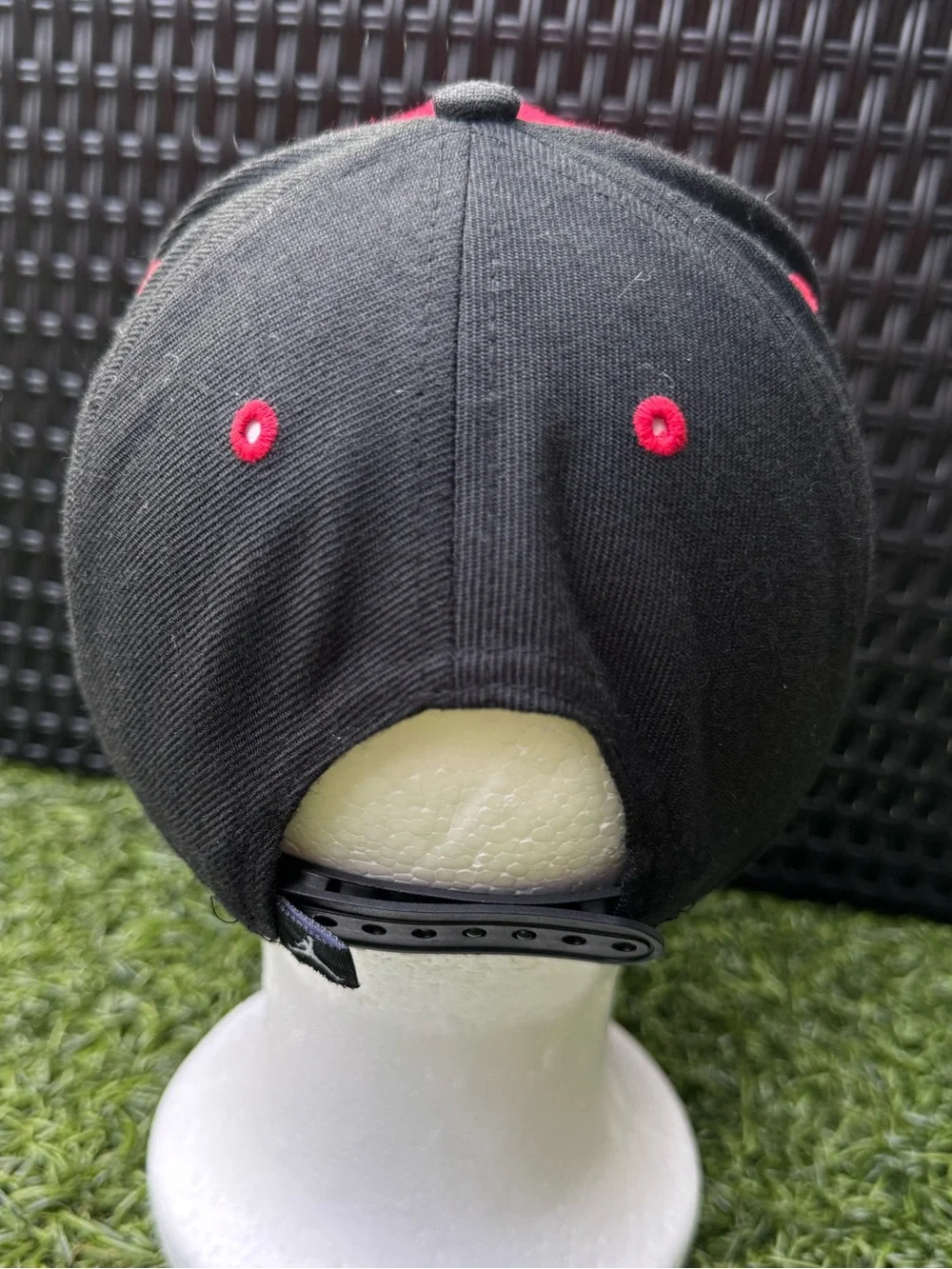Jordan Youth Pro Jumpman Snapback Hat Red Black